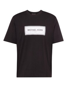 Michael Kors Tričko 'EMPIRE' kámen / černá / offwhite