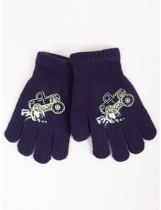 Yoclub Kids's Gloves RED-0012C-AA5A-020 Navy Blue