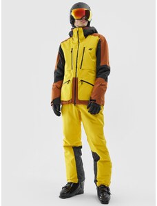 4F Pánská lyžařská bunda 4FPro membrána Dermizax 20000 - žlutá