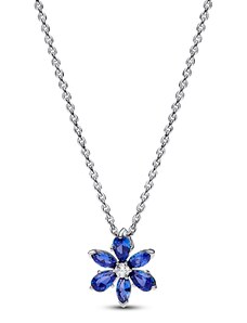 PANDORA náhrdelník Třpytivý modrý herbářový shluk