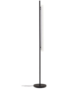Matně bílá skleněná stojací lampa Kave Home Vauxall 150 cm