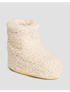 Zimní boty s kožíškem Moon Boot Icon Low Faux Curly v Béžovém Barevném Odstínu