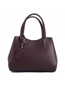 Luxusní italská kabelka z pravé kůže VERA "Foreya" 22x32cm