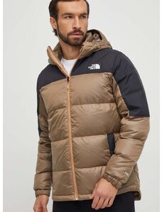 Péřová sportovní bunda The North Face Diablo hnědá barva