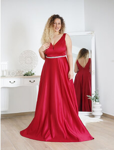 EVA & LOLA Plesové šaty BRIGITTE QUEEN červené Barva: Červená, 6