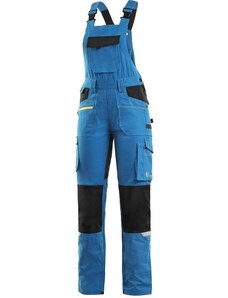 CANIS SAFETY CXS STRETCH dámské pracovní kalhoty s laclem modré