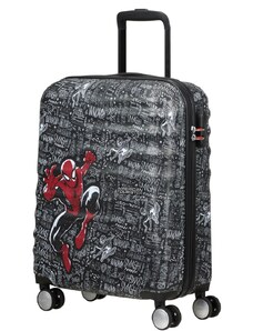 AMERICAN TOURISTER Příruční kufr Wavebreaker Disney 55cm Marvel Spiderman Sketch