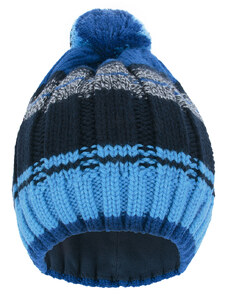 Marhatter Chlapecká pletená čepice - 8387 - tmavě modrá/modrá