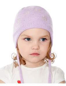 Marhatter Dívčí pletená čepice - 9661 - světle šeříková