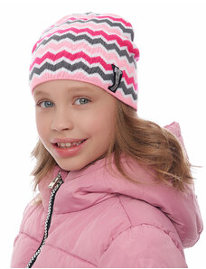 Marhatter Dívčí pletená čepice - 9413 - malinová