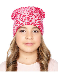 Marhatter Dívčí pletená čepice - 9536 - růžová