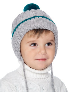 Marhatter Chlapecká kojenecká pletená čepice - 9635 - světle šedá