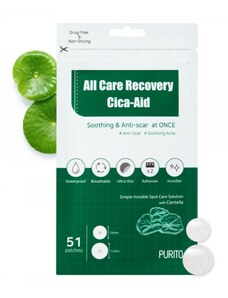 PURITO - All CARE RECOVERY CICA-AID- léčivé náplasti na akné 51 ks