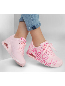 Skechers uno-spread the love PINK