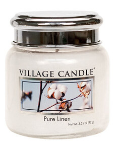 Vonná svíčka Village Candle Pure Linen – čisté prádlo, 92 g