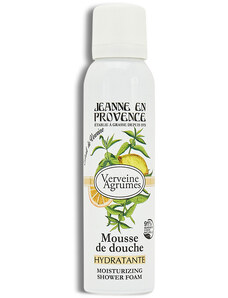 Hydratační sprchová pěna Jeanne en Provence Verveine Agrumes – verbena a citrusy, 150 ml