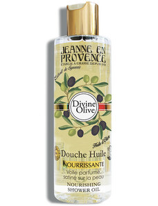 Vyživující sprchový olej Jeanne en Provence Divine Olive – olivy, 250 ml