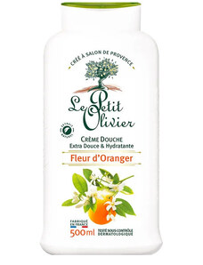 Sprchový krém Le Petit Olivier Fleur d'Oranger – pomerančový květ, 500 ml