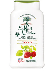 Sprchový krém Le Petit Olivier Framboise – malina, 250 ml