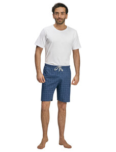 Wadima Pánské pyžamové kalhoty s krátkými nohavicemi, 204123 466, modrá
