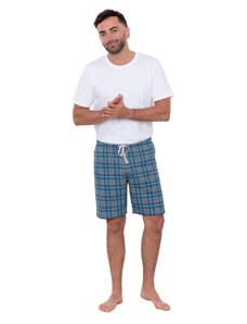 Wadima Pánské pyžamové kalhoty s krátkými nohavicemi, 204123 496, modrá