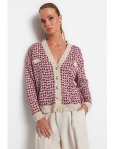Trendyol béžový oversized pletený svetr