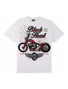 Motorkářské Tričko BLACK HEART BARON CHOPPER