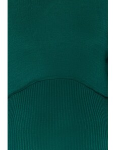 Trendyol Emerald Green Corset Look Knitwear Sweater