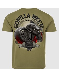 Motorkářské tričko Gorilla Biker GB51 - Burnout olive