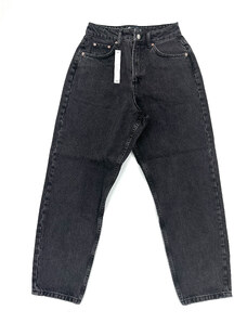 Tmavé džíny s vysokým pasem ASOS