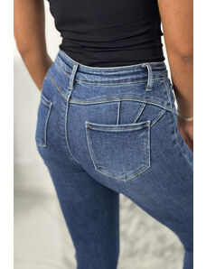 Fashionweek Dámské džínové kalhoty úzké kalhoty skinny K-8828