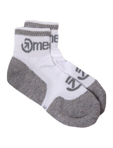 Meatfly ponožky Logo Middle Socks – CO B – White | Bílá