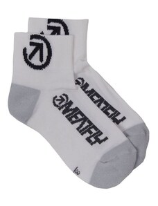 Meatfly ponožky Bike Middle Socks – CO B – White | Bílá