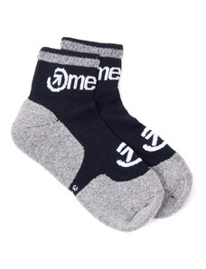 Meatfly ponožky Logo Middle Socks – CO A – Grey | Šedá