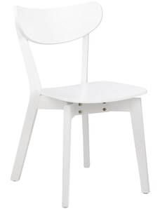 Scandi Bílá lakovaná jídelní židle Diaz
