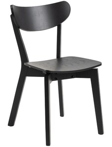 Scandi Černá dubová jídelní židle Diaz