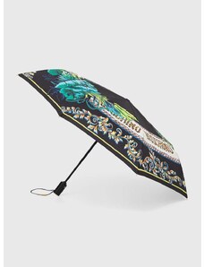 Deštník Moschino černá barva, 8862 OPENCLOSEA