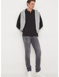 Džíny Calvin Klein Jeans pánské, šedá barva, J30J324196
