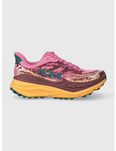 Běžecké boty Hoka Stinson 7 růžová barva, 1141531