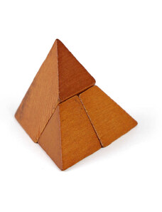 Rappa Dřevěný hlavolam pyramida Mini