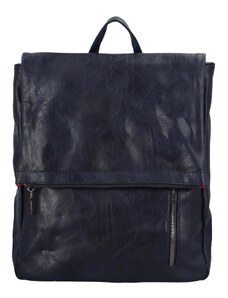 INT COMPANY Trendy dámský koženkový kabelko-batůžek Floras, tmavě modrá