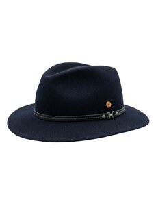 Cestovní nemačkavý voděodolný modrý klobouk Mayser - Mathis Mayser
