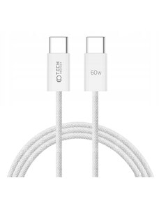 Kabel USB-C to USB-C - Tech-Protect, Ultraboost PD60W/3A White 200cm