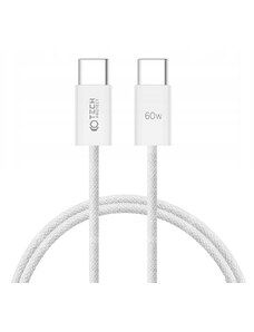 Kabel USB-C to USB-C - Tech-Protect, Ultraboost PD60W/3A White 100cm