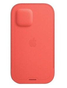 Apple Originální Apple kožené pouzdro MagSafe pro iPhone 12 pro Apple iPhone 12 Pro Max červená