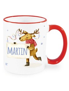 Vánoční hrnek - Sob se jménem Martin