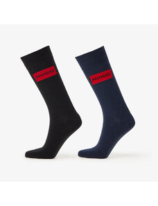 Pánské ponožky Hugo Boss 2-Pack Sock & Becher Gadget Giftset Black/ Red
