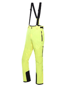 ALPINE PRO Pánské lyžařské kalhoty s PTX membránou LERMON - žlutá