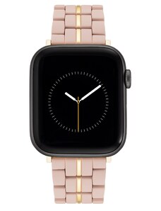 Nine West řemínek růžový se zlatým proužkem uprostřed, pro Apple Watch 38-41mm