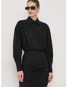 Šaty La Mania černá barva, mini